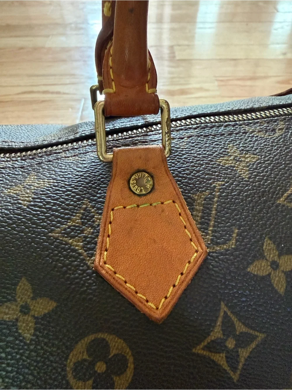 Vintage Louis Vuitton Brown Monogram Speedy 35